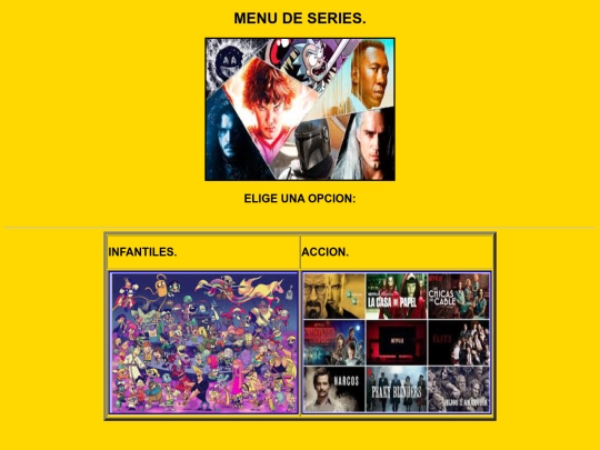 PROYECTO_MENU/SERIES screenshot
