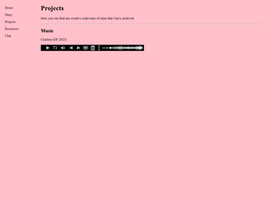 projects screenshot