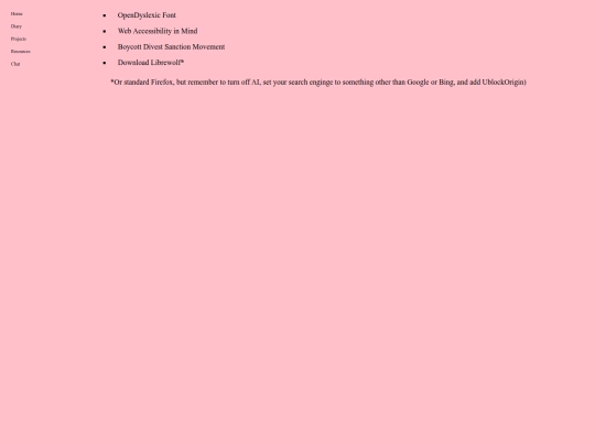 resources screenshot