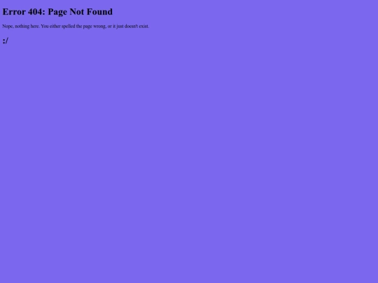 not_found screenshot