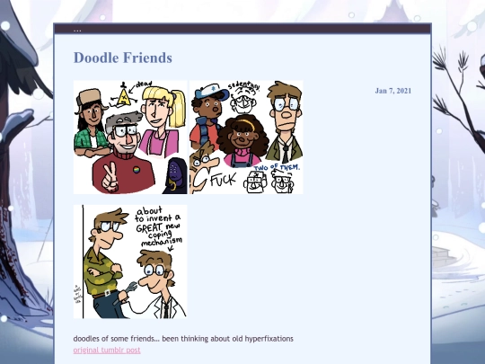 looney-posts/2021-01-07-Doodle-Friends screenshot