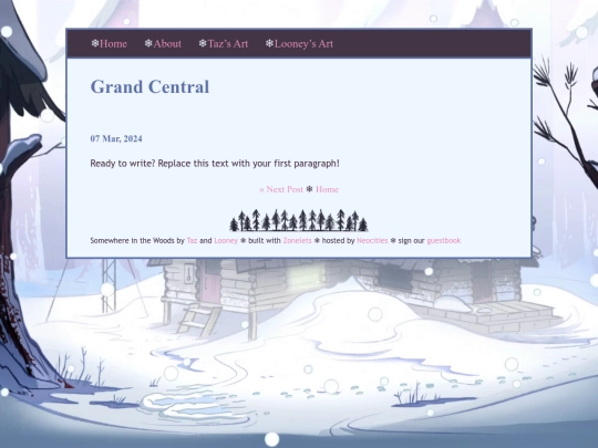 looney-posts/2024-03-07-First-Post screenshot