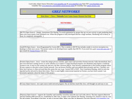 networks screenshot