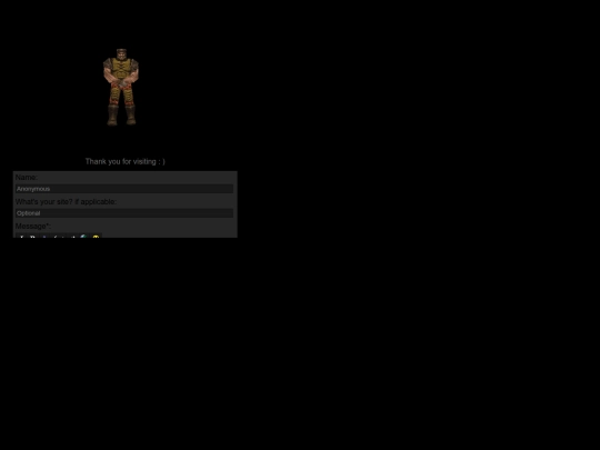 guestbook screenshot