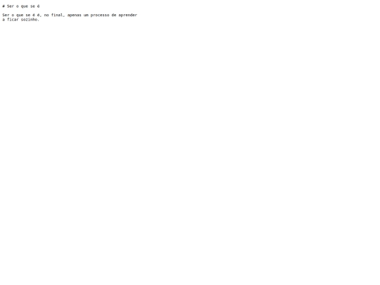 blog/ser_o_que_se_e screenshot