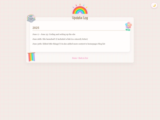 Log screenshot