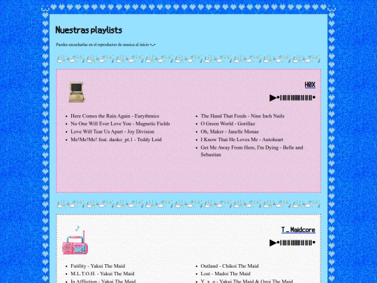 sub/playlist screenshot