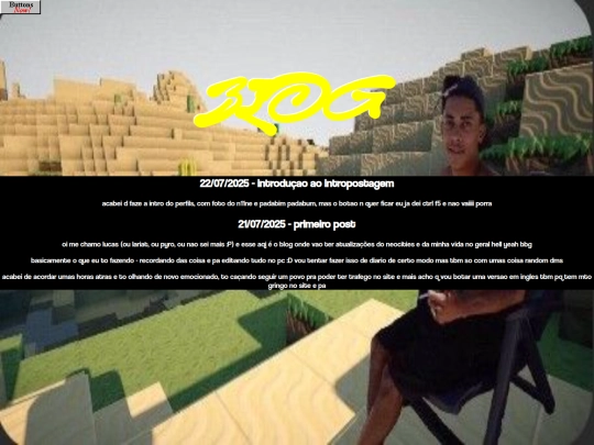 blog screenshot