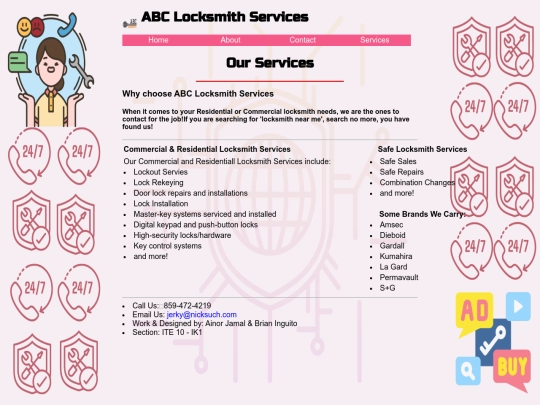 services screenshot