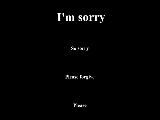 sorry screenshot