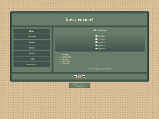 recipe/recipe2 screenshot