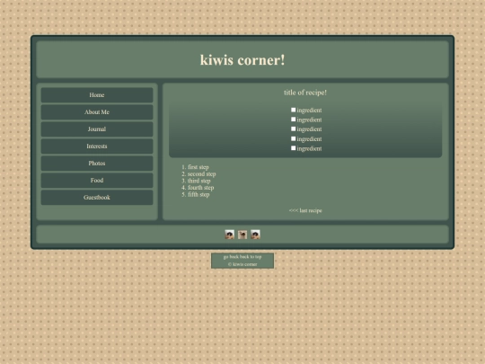 recipe/recipe3 screenshot