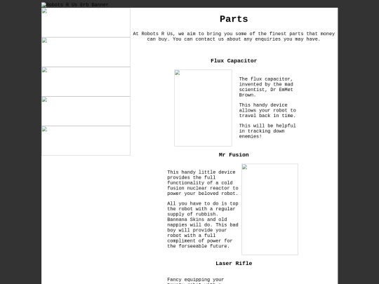 robots/Parts screenshot