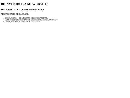 index screenshot