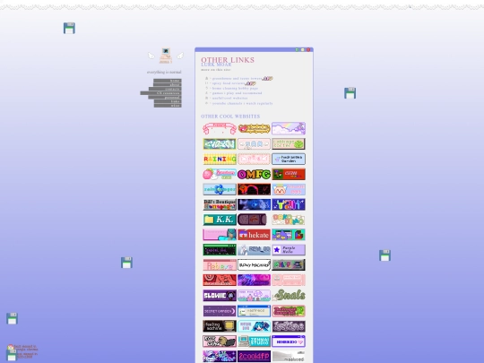 links screenshot