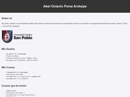 index screenshot