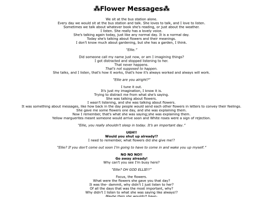 Flower Messages/flowermessages screenshot