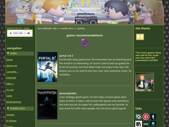 games screenshot