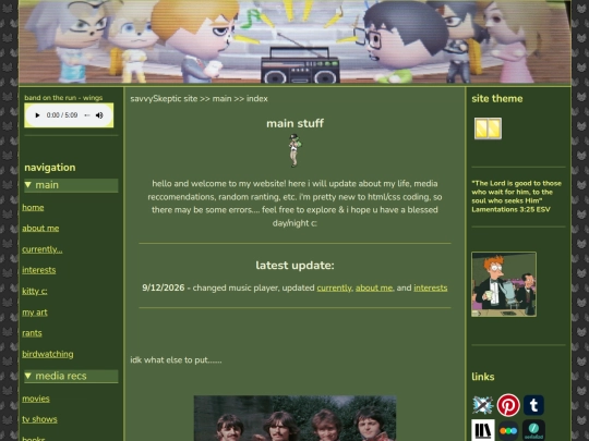 index screenshot