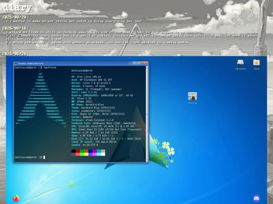 windows/diary/diary screenshot