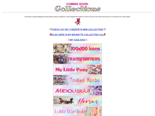 collections screenshot