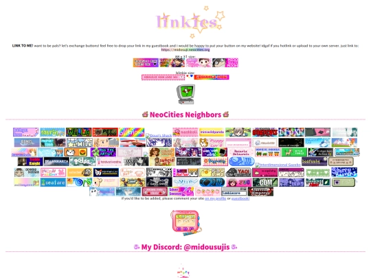 links screenshot