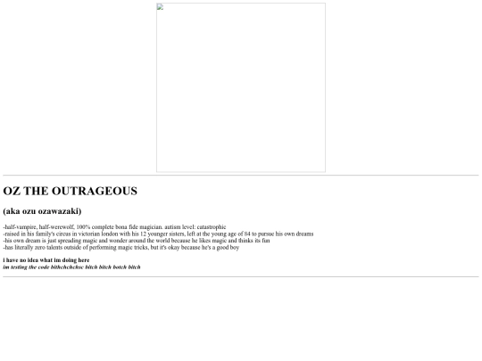 ocs/oz screenshot