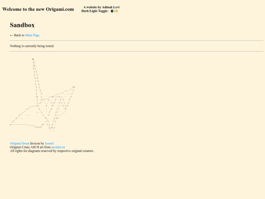 experimental/sandbox screenshot