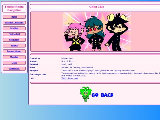 fanime/Ghost_Club screenshot