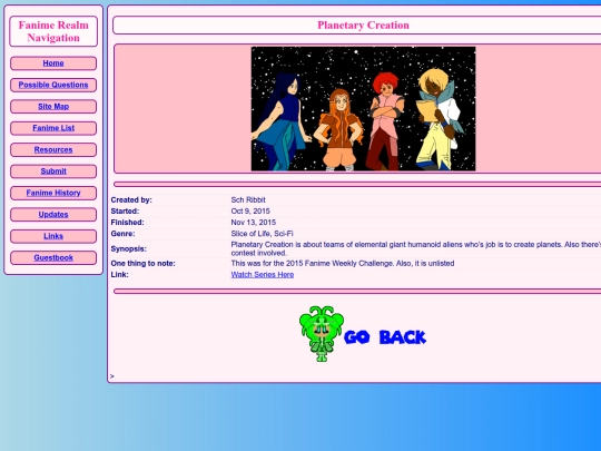 fanime/Planetary_Creation screenshot