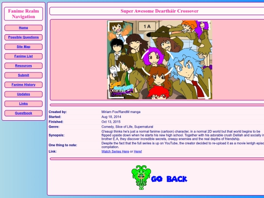 fanime/Super_Awesome_Dearthair_Crossover screenshot
