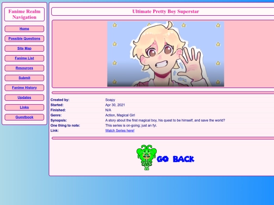 fanime/Ultimate_Pretty_Boy_Superstar screenshot