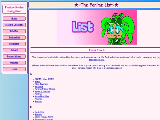 fanime_list screenshot