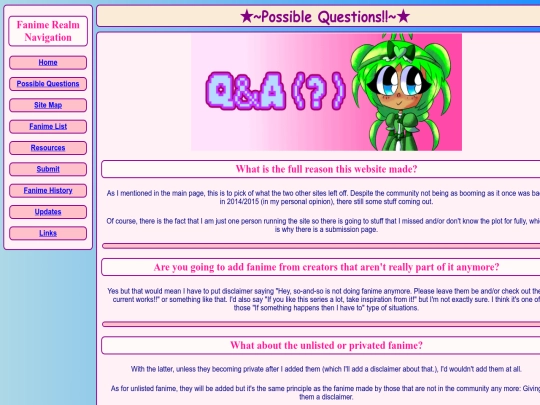questions screenshot