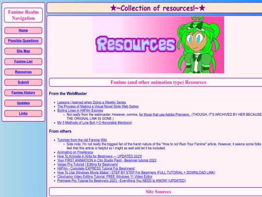 resources screenshot