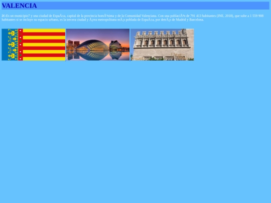 Valencia/Valencia screenshot