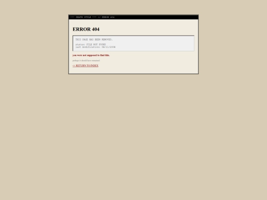 not_found screenshot