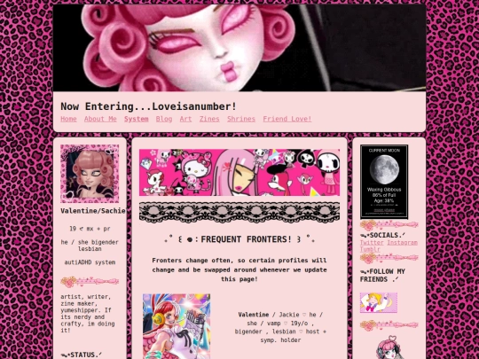 system screenshot