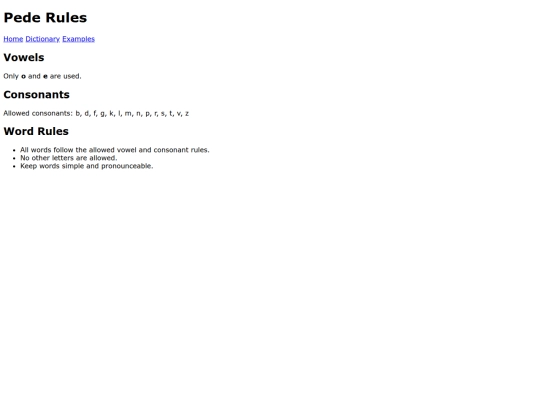 rules screenshot