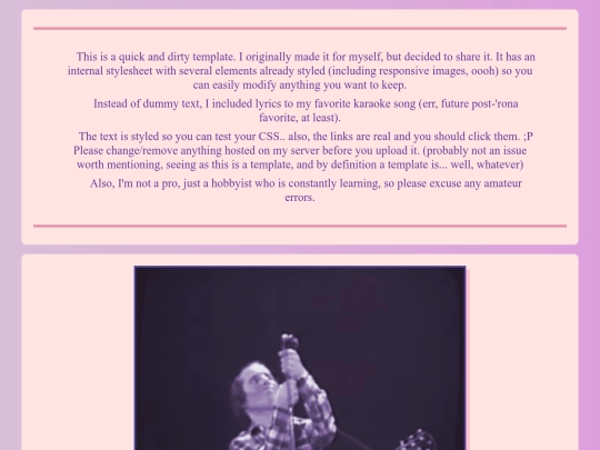 testpage screenshot
