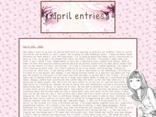 diary-april-2022 screenshot