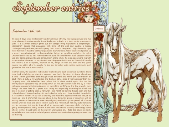diary-september-2021 screenshot