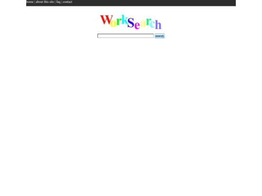 cool project/WorkSearch screenshot