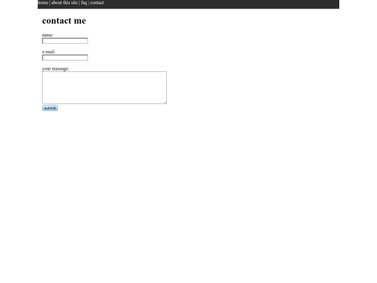 cool project/contact screenshot