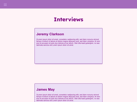 lena website/interviews screenshot