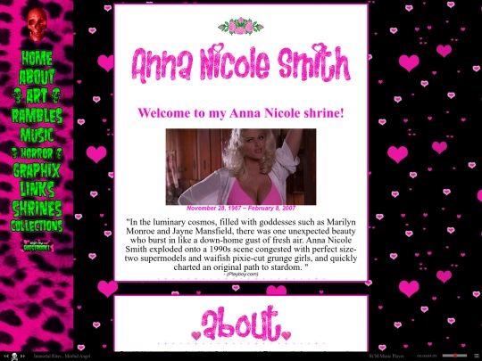 shrines/babes/annanicole screenshot
