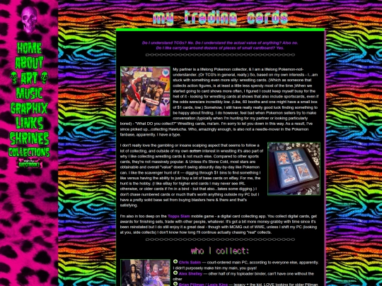 shrines/tradingcards screenshot