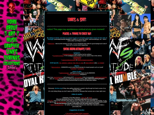 shrines/wrasslin/links screenshot