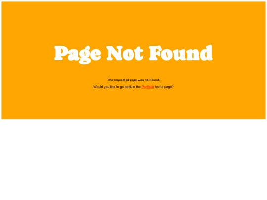 not_found screenshot