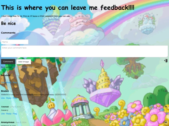 feedbakc screenshot